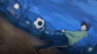 Kakeru as seen practicing alone (Image Source: Shin-Ei Animation)